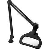 WAVE LED ESD-Safe 3.5-Diopter Illuminated Magnifier with 30" Reach with Edge Mount Clamp, Black redirect to product page